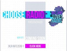 Tablet Screenshot of chooseradio.ie